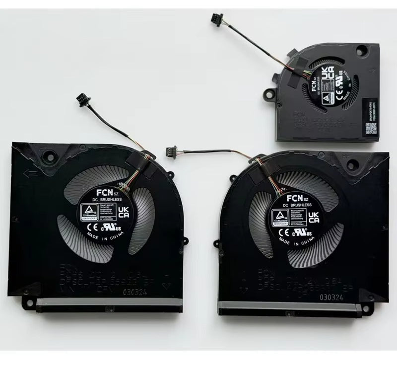 New Original Laptop CPU GPU Cooling Fan For Gigabyte AORUS 17 BSF BKF X7LF X7LBSF Gigabyte laptop repair parts