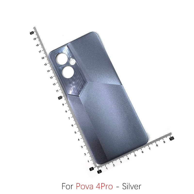 Battery back housing cover for Tecno Pova 5 5G Pova3 Pova4 LG7n 5Pro back case Phone case back cover