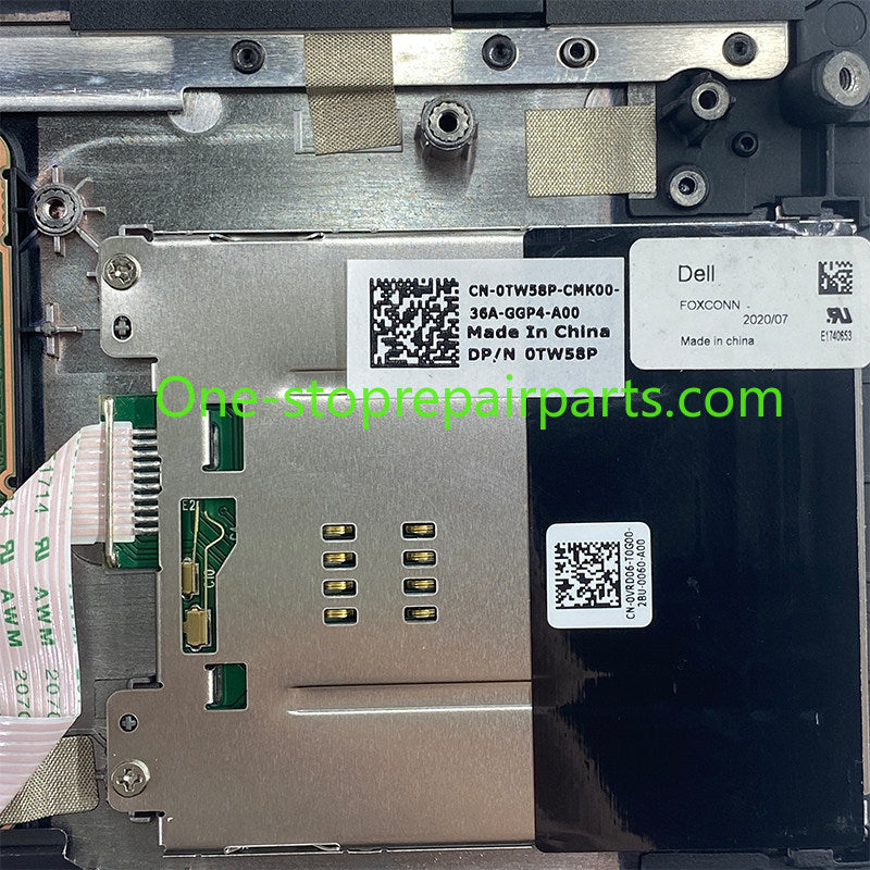 Palmrest Touchpad Assembly For DELL Precision 7560 0TW58P Topcase palmrest assembly with Smart Card Reader Dell laptop repair parts