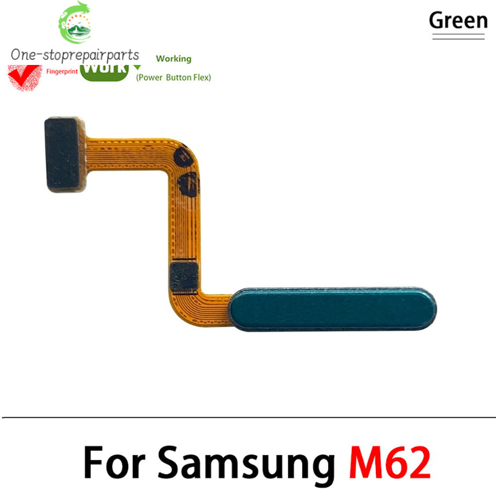Home Button FingerPrint Touch ID Sensor Flex Cable For Samsung M22 M52 M62 M23 M14 M51 M31s 4G 5G Replacement Parts Samsung phone repair parts