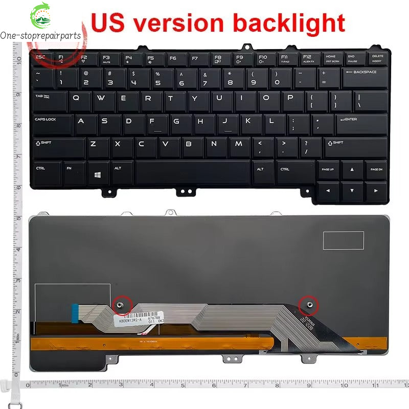 US NEW keyboard For DELL AlienWare 13 R1 R2 15 R2 P42F P42F001 P56G M13X R2 M15X R2 English laptop  Dell Laptop repair parts