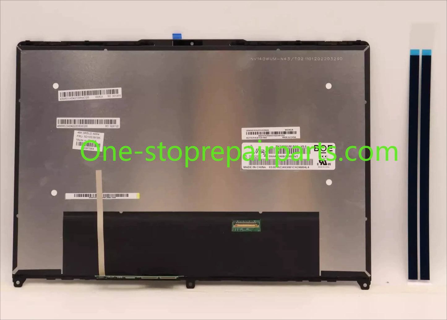 14" LCD touch screen with Bezel for Lenovo IdeaPad Flex 5 14IAU7 14ALC7 14ABR8 14IRU8 5D10S39785 5D10S39786 5D10S39788 5D10S39787 NV140WUM-N43 V8.0 WUXGA Touch IPS