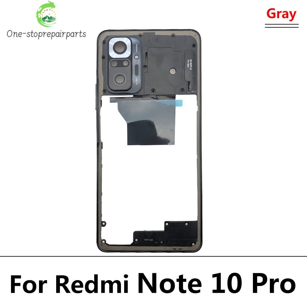 For Xiaomi Redmi Note 10 / Note 10s / Note 10 Pro Middle Frame Holder Housing Replacement Repair Parts Xiaomi  Xiao mi phone repair parts