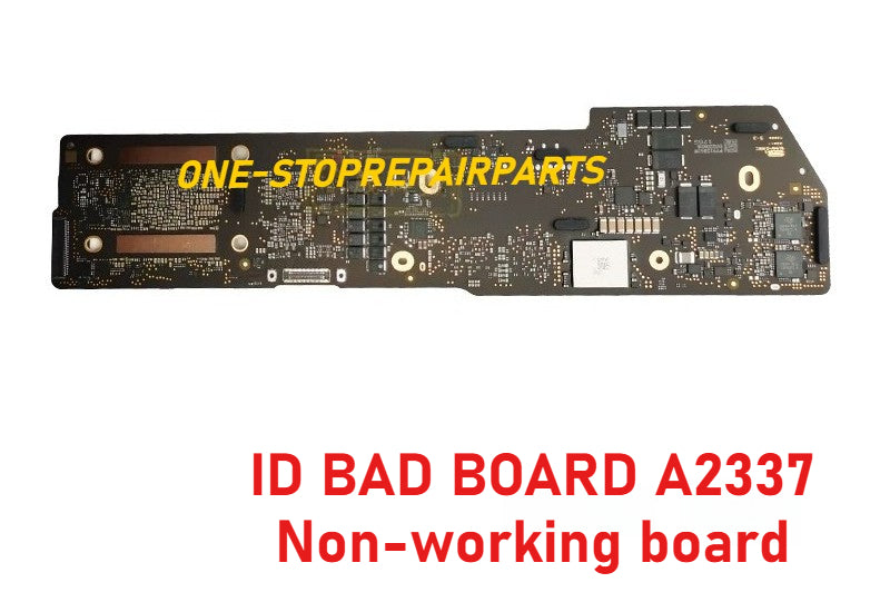 NO working ! ID BAD Donor board for MacBook A2337 A2338 A2681 A3113 A2941 A3240 A2442 A2918 A1932 A2159 128G 256G 512G ID non working logic motherboard for repair chips remove using  Macbook repair parts