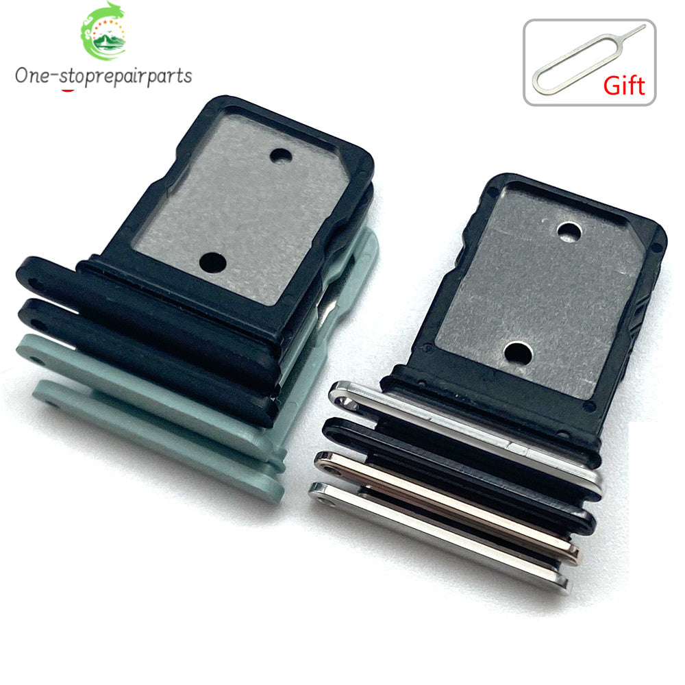 SIM Card Slot SD Card Tray Holder Adapter For Google Pixel 5 5A 6 6A Pro Repair Parts Google Pixel phone repair parts