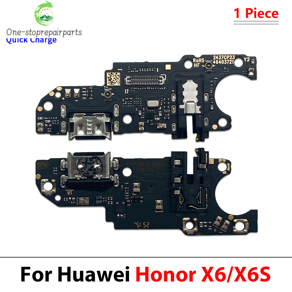USB Charger Charging Port Connector Flex Cable For Huawei Honor X6 X6A X6B X6C X7 X7A X7B X7C X8 X8A X8C X9 X9A X9B X9C 4G 5G Huawei phone repair parts