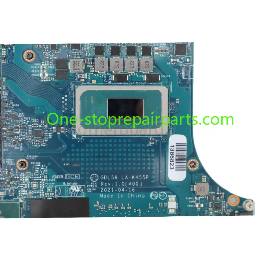 Laptop Motherboard For Dell G15 5511 Notebook LA-K455P With CPU i5-11260 i7-11800H GPU RTX3050 4G Motherboard 100% Test Dell laptop repair parts