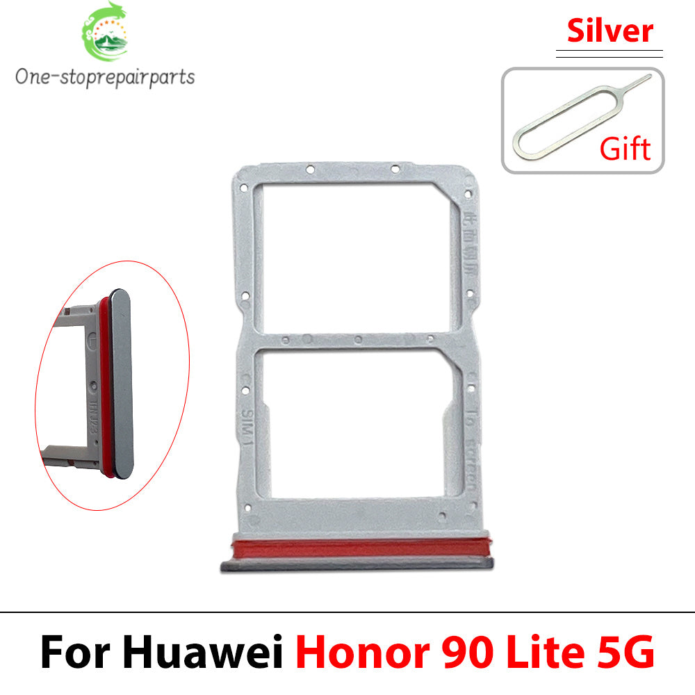 New For Huawei Honor 90 Pro Lite 5G SIM Card Tray Slot Holder Adapter Accessories Huawei phone repair parts