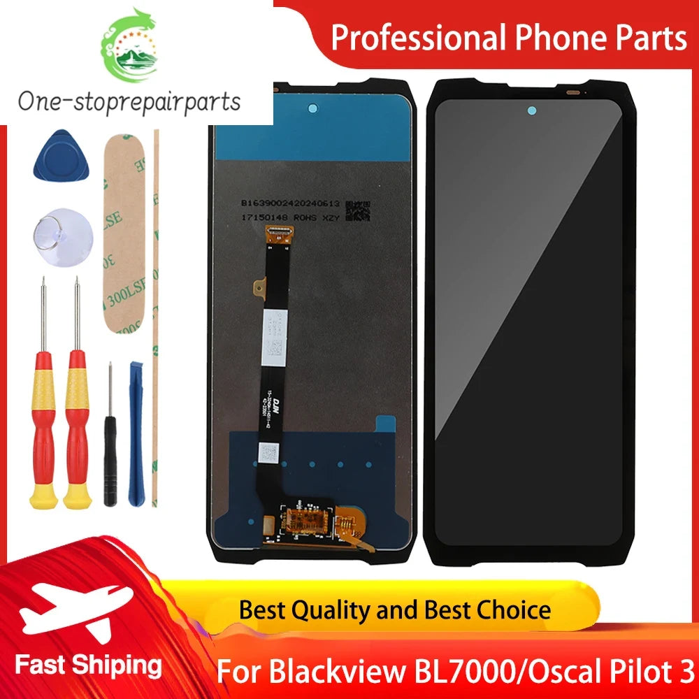New Touch Digitizer For Blackview BL8000 BL9000 Pro OSCAL Pilot 3 LCD Display Screen Digitizer Assembly Free Disassembly Tool Blackview phone repair parts
