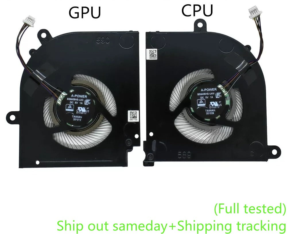 CPU GPU Cooler Cooling Fan Heatsink For MSI Stealth 15M MS-1562 MS-1563 BS5405HS-U4W BS5405HS-U4X 5V Fan Module