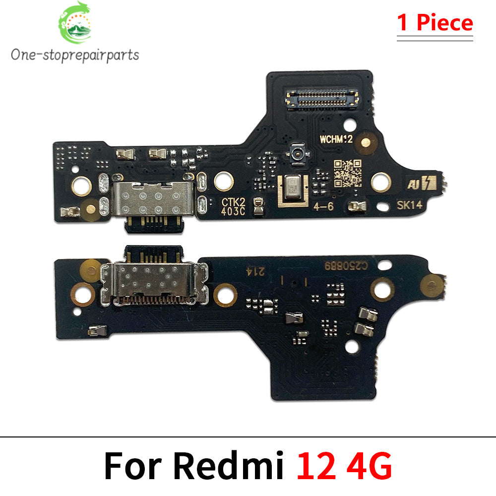 USB Charging Port Micro Dock Connector Board Flex Cable For Xiaomi Redmi 6 6A 7 7A 8 8A 9 9A 9C 10 10A 10C 12 12C 13C 4G 5G  Xiaomi  Xiao mi phone repair parts