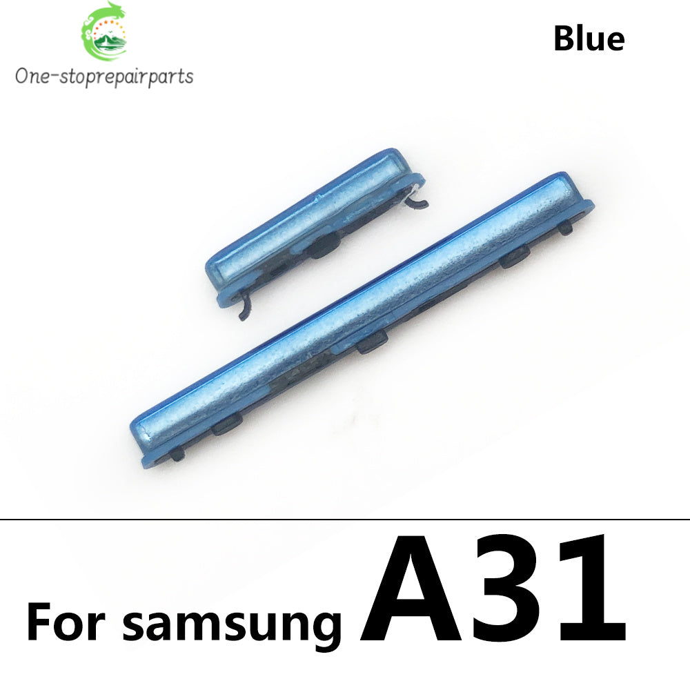 10Pcs/Lot, SIde Volume Button Power ON / OFF Buttton Key Set For Samsung A31 A315F A51 A515F A70 A705F A71 A71 Replacement Part Samsung phone repair parts