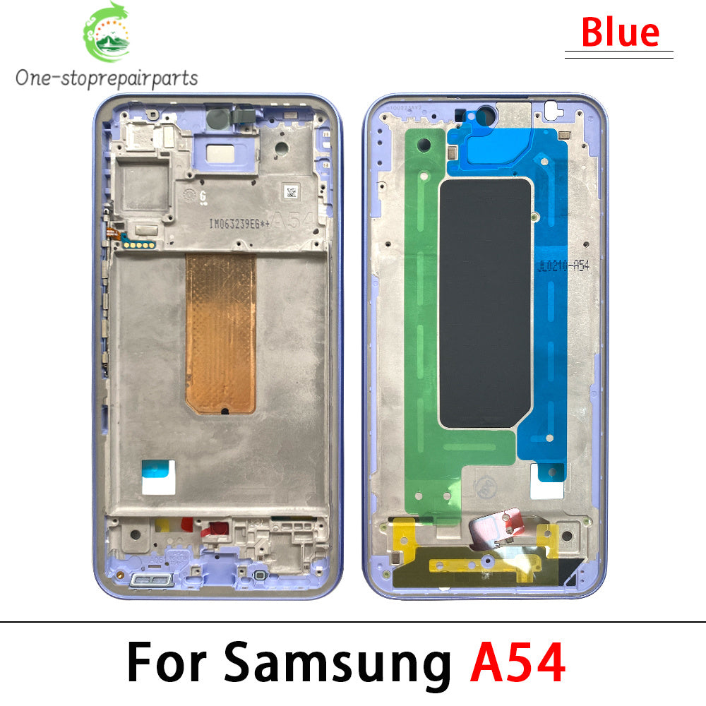 10Pcs, Middle Frame For Samsung A13 A14 A23 A24 A34 A54 A33 A73 4G 5G Front Frame Housing Bezel Repair Parts Samsung phone repair parts