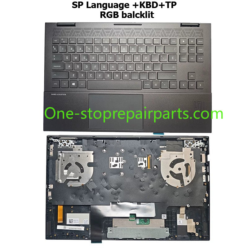 Palmrest  Keyboard For HP Omen 15-EN 15-EK 15Z-EN100 TPN-Q238 Q236 RGB US M00667-001 M00666-001 M00666-B31 RGB Backlit topcase