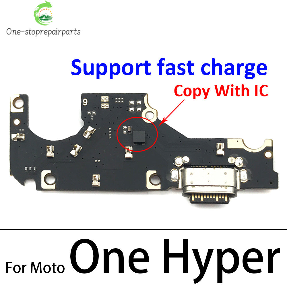 10Pcs USB Charging Board Port Dock Charger Connector Flex Cable For Motorola Moto G10 G20 G30 G50 G60 G60s G100 Power One 5G G31 Motorola phone repair parts
