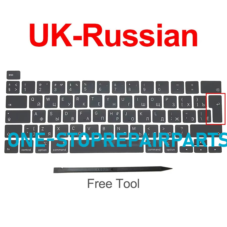 New Laptop A2141 A2289 A2251 Key Keycaps Keys Cap Keyboards Scissor Repair For Macbook Pro Retina 13" 16" 2019 2020 Year Macbook repair parts