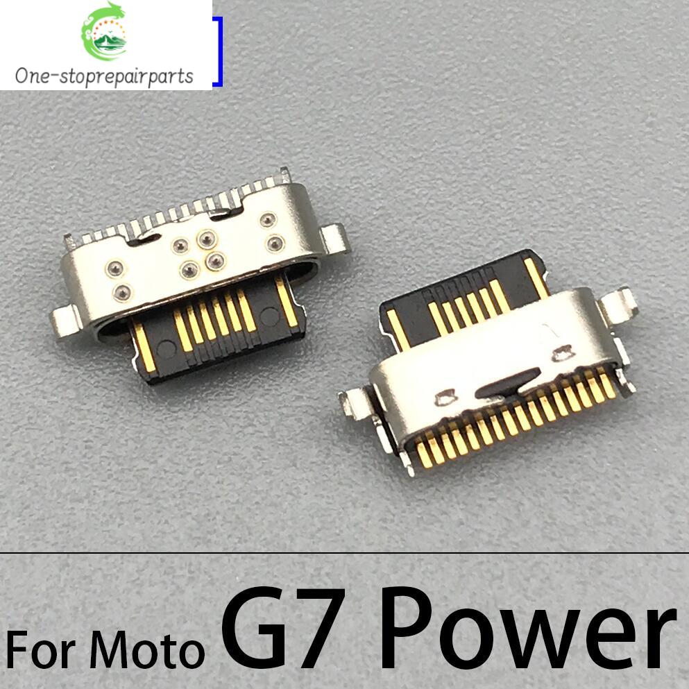 10Pcs USB Charging Port Connector Charge Jack Socket Plug Dock For Motorola Moto G9 G5 G5S G6 G7 Plus G8 Power Play Plus Lite Motorola phone repair parts