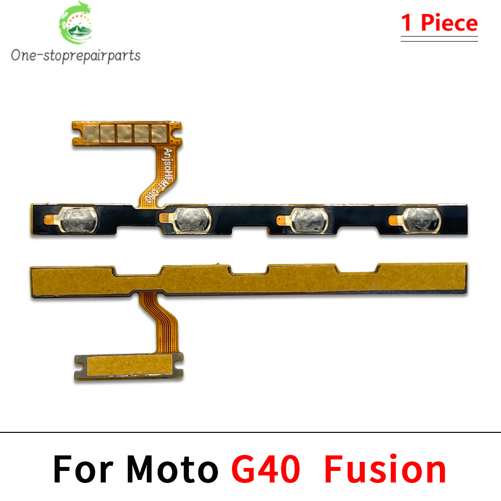 Power on off Volume Key Button Flex Cable For Motorola Moto G10 G20 G30 G100 G200 G50 G60 G60s G31 G51 G71 G22 G32 G52 G62 5G Motorola phone repair parts