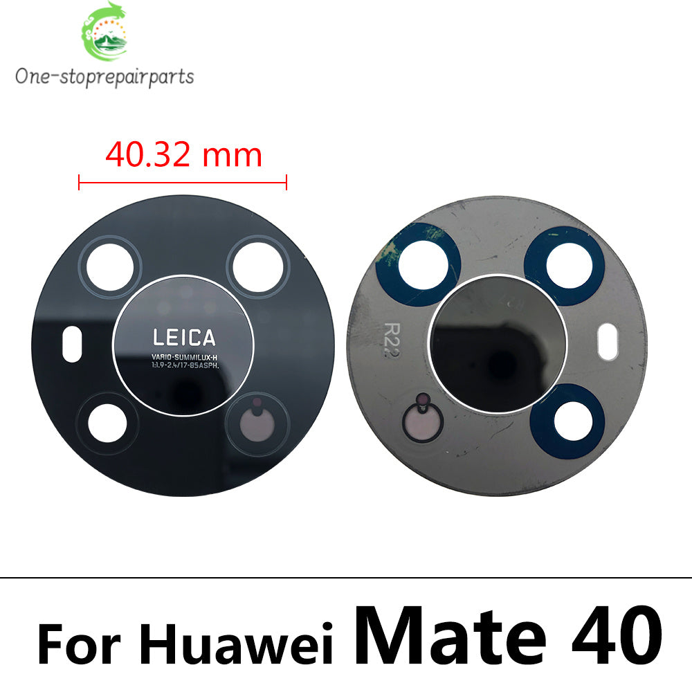 Back Rear Camera Glass Lens For Huawei Mate 10 20 30 40 50 lite Pro Glass With Sticker Glue Huawei phone repair parts