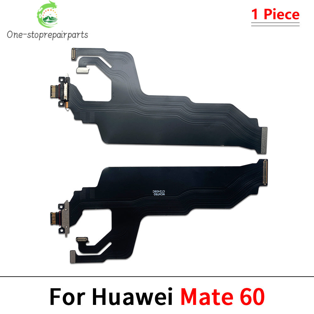 Dock Connector USB Charger Charging Board Port Flex Cable For Huawei Mate 40 50 50E 60 Pro P50 P60 P50E Pura 70 Pro Huawei phone repair parts