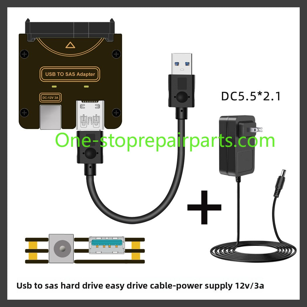 SATA 3.0 to SAS hard drive or SSD expansion card SATA to SAS 29PIN drive cable data recovery repair tools