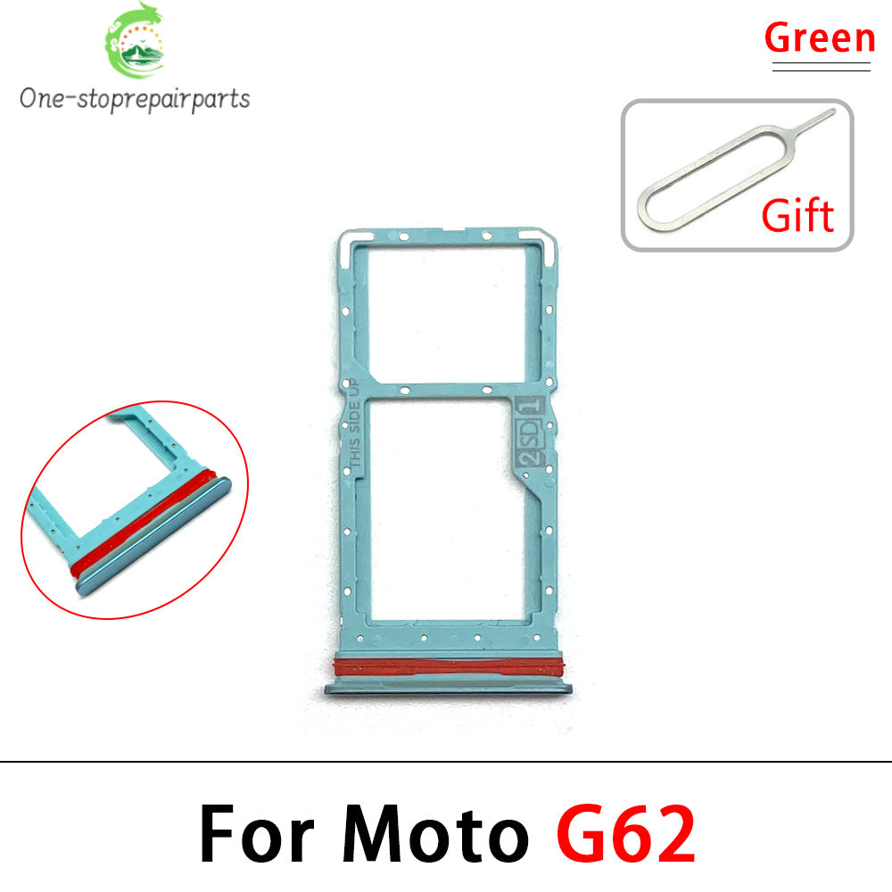 10Pcs, New For Motorola Moto G31 G51 G71 G22 G32 G52 G62 G72 Micro Nano SIM Card Holder Tray Slot Holder Adapter Socket Motorola phone repair parts