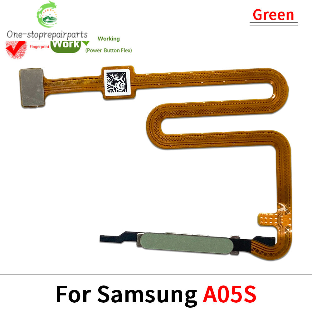 New For Samsung A03S A037F A04s A047F A05s A057F Fingerprint Sensor Home Return Key Menu Button Flex Cable Samsung phone repair parts