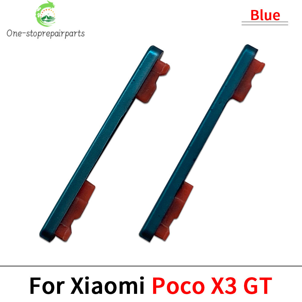 10Pcs, Side Power Button + Volume Side Button For Xiaomi Mi Poco X3 Pro GT M3  Xiaomi  Xiao mi phone repair parts