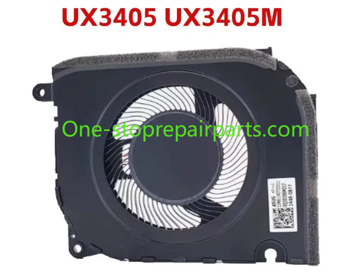 CPU Cooling Fan for  ASUS Zenbook 14 2024 OLED UX3405 UX3405C UX3405M Cooling Fan DC 5V 4-pin 13NB11R0T03011 DQ5D586M017 ND85C57-23D08