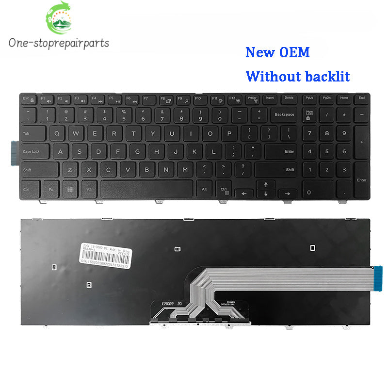 New ORIGINAL Laptop Keyboard For DELL Inspiron 17-5748 5749 5755 5758 5759 P26E Dell laptop repair parts