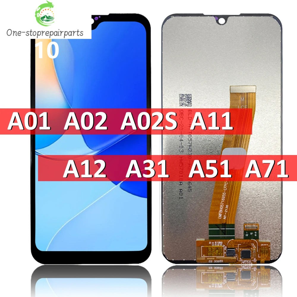 LCD For Samsung A01 A02 A02S A11 A12 A31 A51 A71 A21s LCD Display Touch Screen Replacement Digitizer Assembly Samsung phone repair parts
