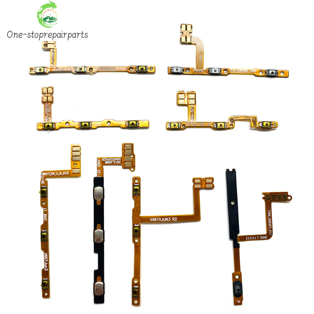 Power Switch On/Off Button Volume Key Button Flex Cable For infinix Note 10 11 12 30 30i 40 Pro VIP 4G 5G X693 X695 X663  infinix phone repair parts