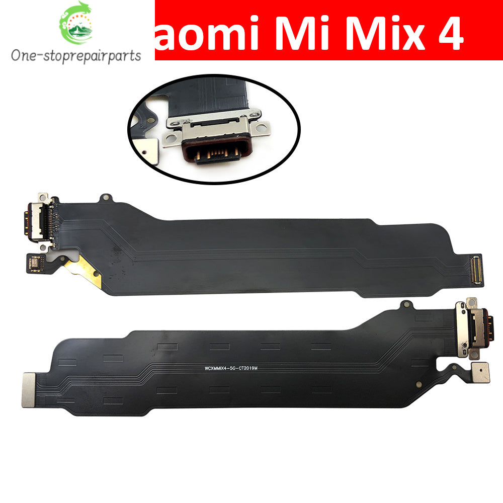 New USB Charging Port Board Flex Cable Connector Parts For Xiaomi Mi Mix 4 Mix4 5G Microphone Module  Xiaomi  Xiao mi phone repair parts