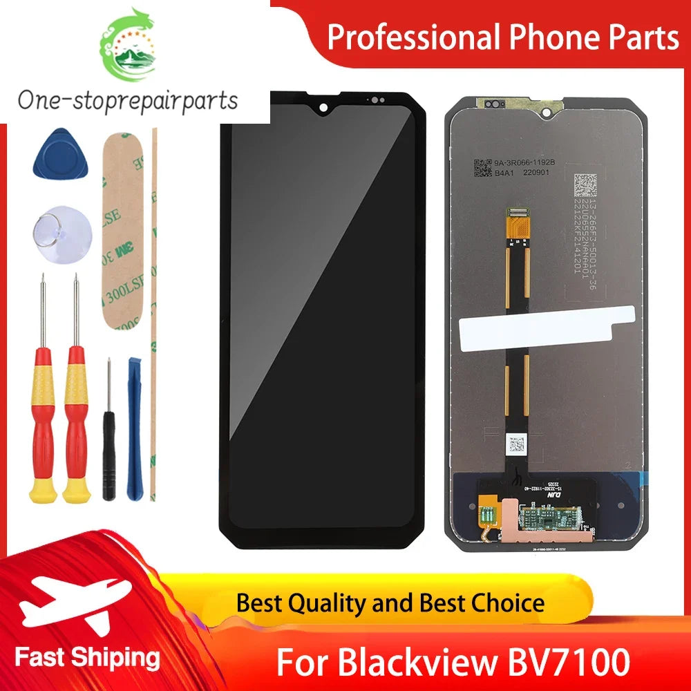 New 6.58 Inch For Blackview BV7100 oscal S80 LCD Display Touch Screen Digitizer Assembly Free Disassemble Tools Blackview phone repair parts
