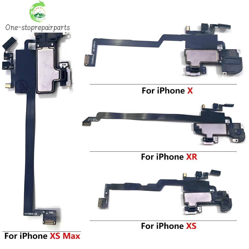 Proximity Light Sensor Flex For Iphone X XR XS Max 11 12 Pro Max MIni Ear Speaker Earpiece Earphone Flex Cable iPhone phone repair parts