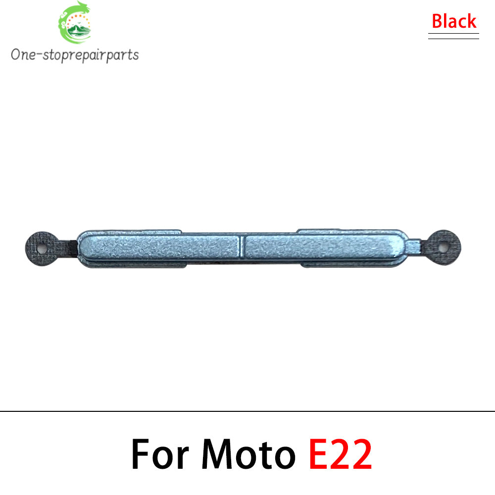 10Pcs/Lot, New For Motorola Moto E20 E30 E40 E22 E32 E13 Power Button + Volume Side Button Key Replacement Parts Motorola phone repair parts