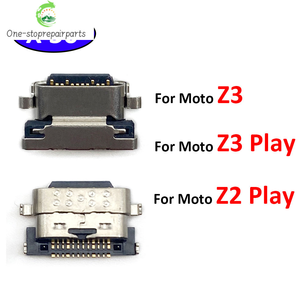 50Pcs/Lot, Charger Micro USB Charging Port Dock Connector Socket For Motorola Moto Z3 Z2 Play Z3play Motorola phone repair parts