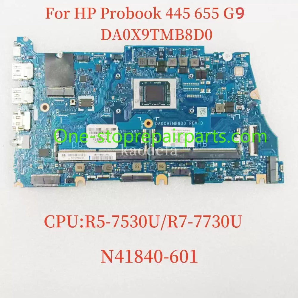 Motherboard for HP ProBook 645 G10 HSN-Q34C 455 G9 445 G10 DA0X9TMB8D0 DA0X9SMB8D1 R5-7530U R7-7730U main system board
