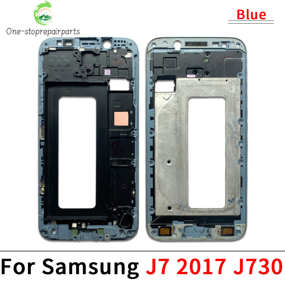 Middle Frame Front Bezel Cover Chassis Housing Back Plate LCD Holder For Samsung J4 J5 J6 J7 Prime Plus Core 2017 J530 J730 J610 Samsung phone repair parts