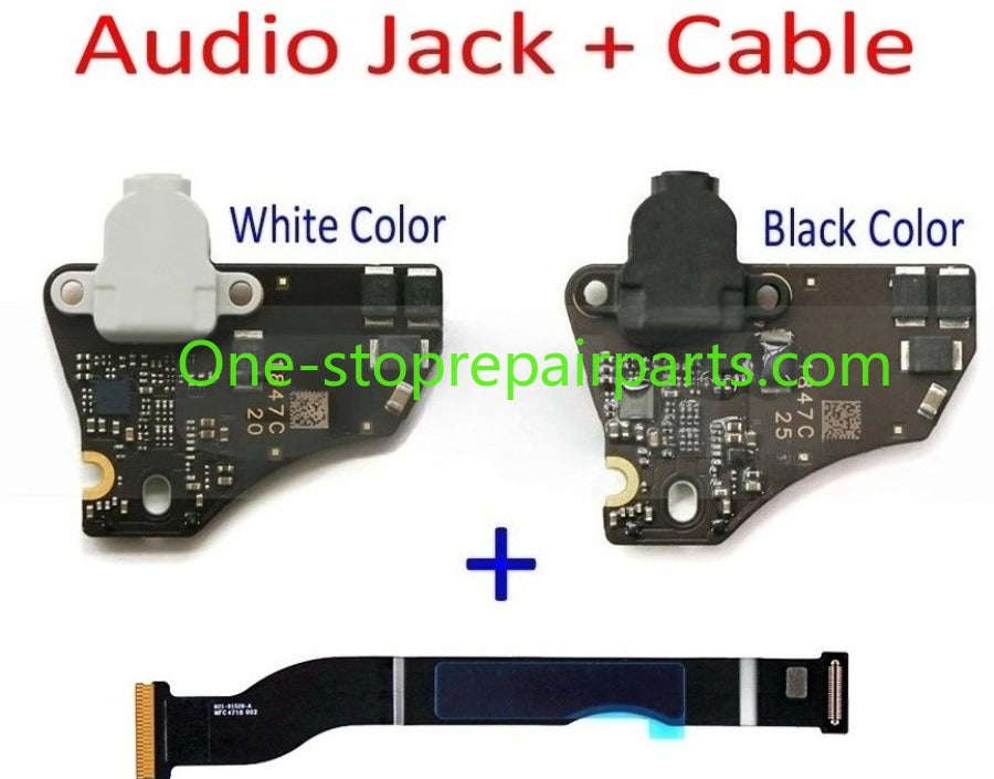 Laptop A1932 Headphone Audio Jack Board with Flex Cable 820-01124-A 821-01528-A for MacBook Air Retina 13" 2018 2019 Year Macbook repair parts