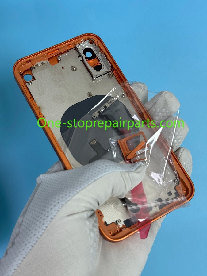 DIY Back housing For iPhone XS Max Like 17 Pro max Back Cover For iPhone XR 12 to 17 Pro 11 to 17 Pro Housing X XS Up To 17 pro iPhone phone repair parts