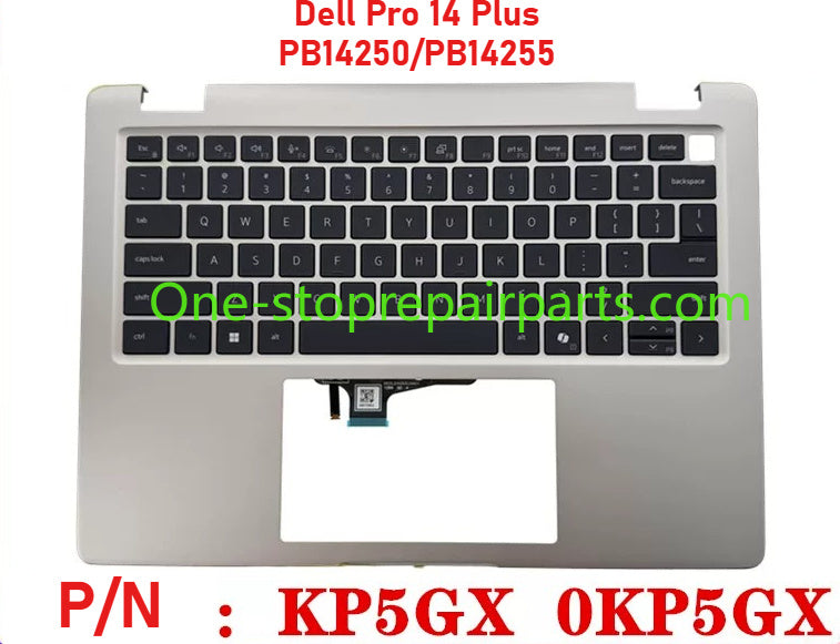 Cover case for Dell Pro 14 Plus PB14250 PB14255 lcd bck housing bezel palmrest topcase keyboard bottom cover 0FC6WM 0V9KJV 0KP5GX 0H2R8R 038HRX