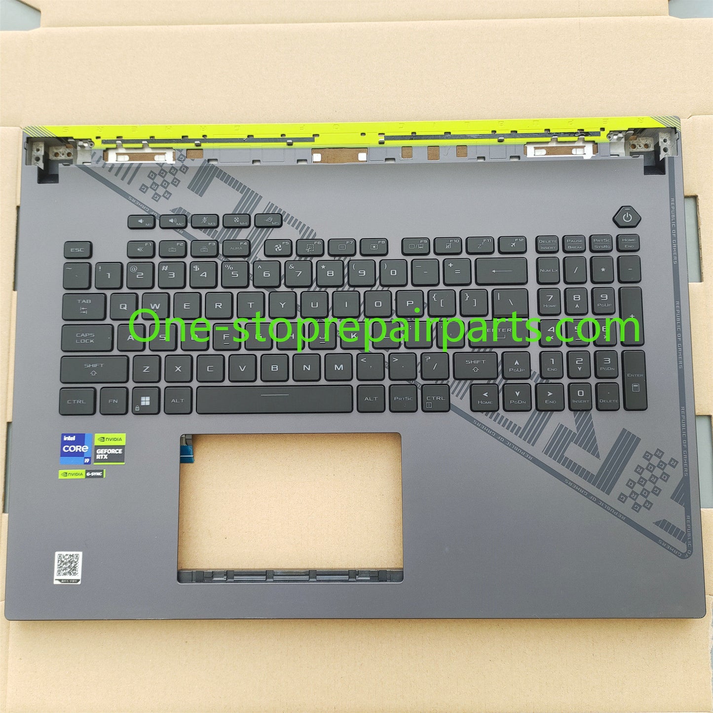 Upper case keyboard for  Asus ROG 7Plus 8P Moba Xinrui 2023 G814J G834J Keyboard C Shell COVER CASE   KEYOARD