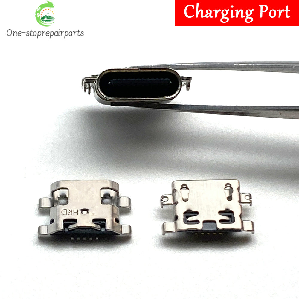 100Pcs, USB Charging Charge Charger Connector Port For Moto Edge 20 30 40 50 Neo E6 E6s E7 E13 E14 E20 E30 E32 E22 Plus Play Motorola phone repair parts