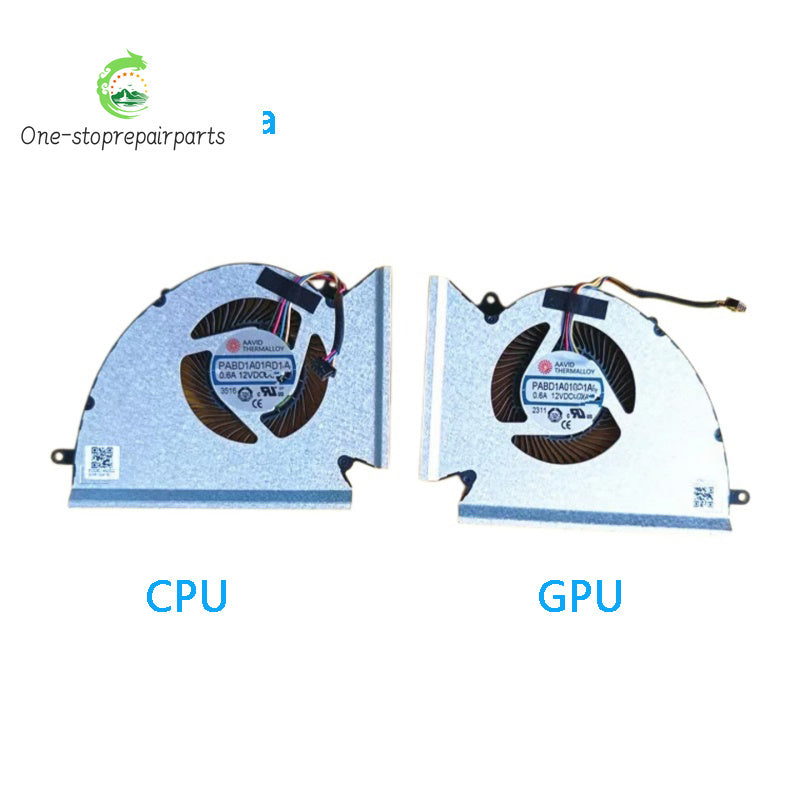 NEW Original Laptop CPU GPU Cooling Fan For MSI Alpha 17 C7V MS-17KK N451 N452 N515 MSI laptop repair parts