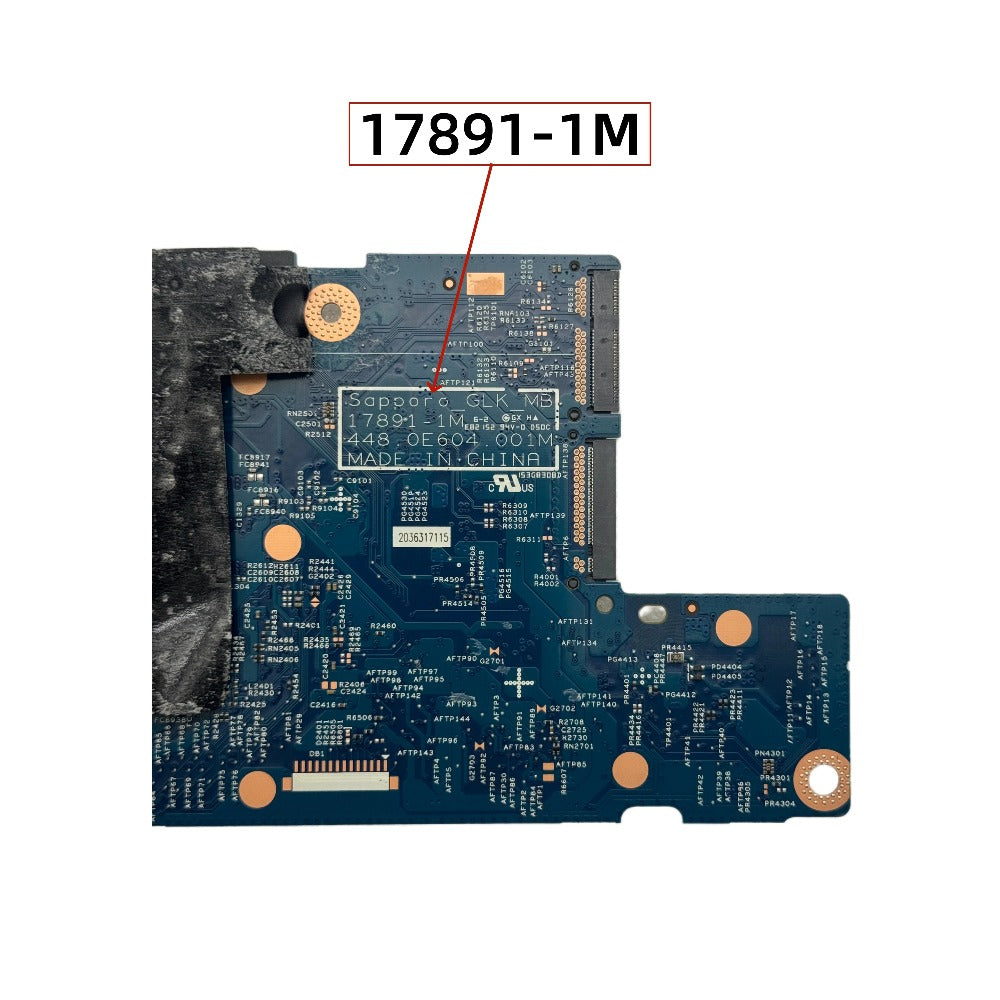 For Acer Swift 1 SF114-32 Laptop Motherboard With N4120U N5030 CPU 4GB-RAM 64GB-SSD 17891-1M NB.QXH11.00D NB.QXH11.00F 100% Test Acer laptop repair parts