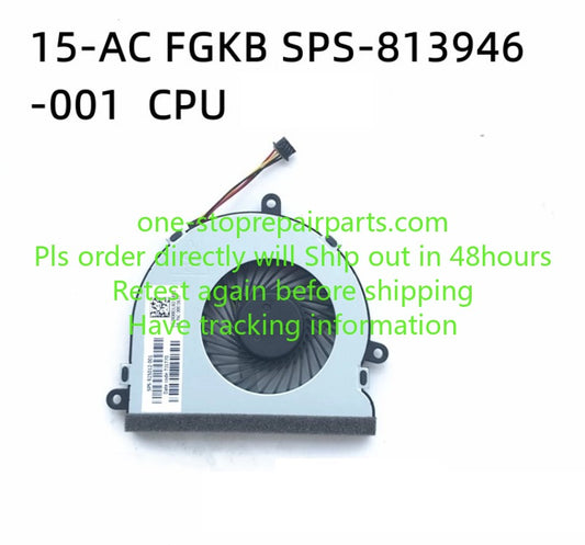 Genuine CPU Cooling Fan for HP 15-AC FGKB SPS-813946-001 DC28000GAF0 813946-001 15-AF 15-AY 15-BA 15-BW 15-BS CPU cooler fan