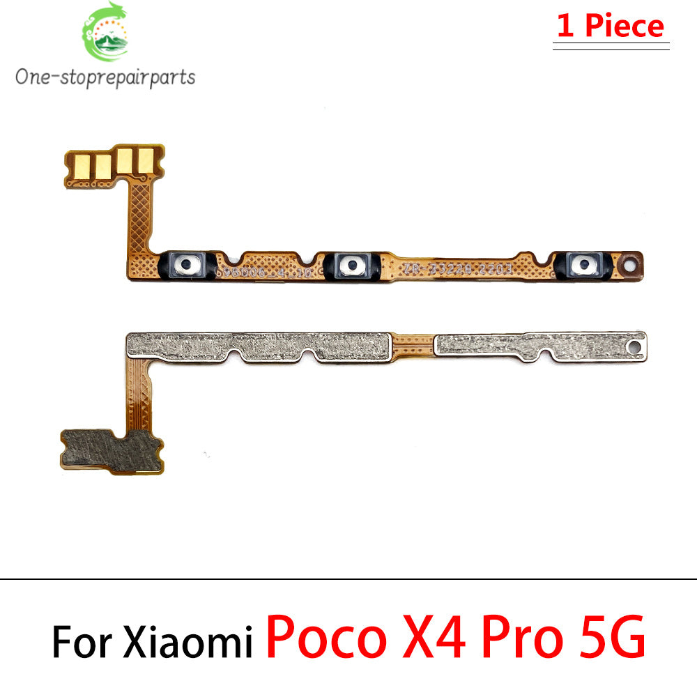 New For Xiaomi Poco F1 F2 F3 F4 F5 M3 M4 X3 X4 X5 X6 Pro 4G 5G GT Power Switch On / Off Button Volume Key Button Flex Cable  Xiaomi  Xiao mi phone repair parts