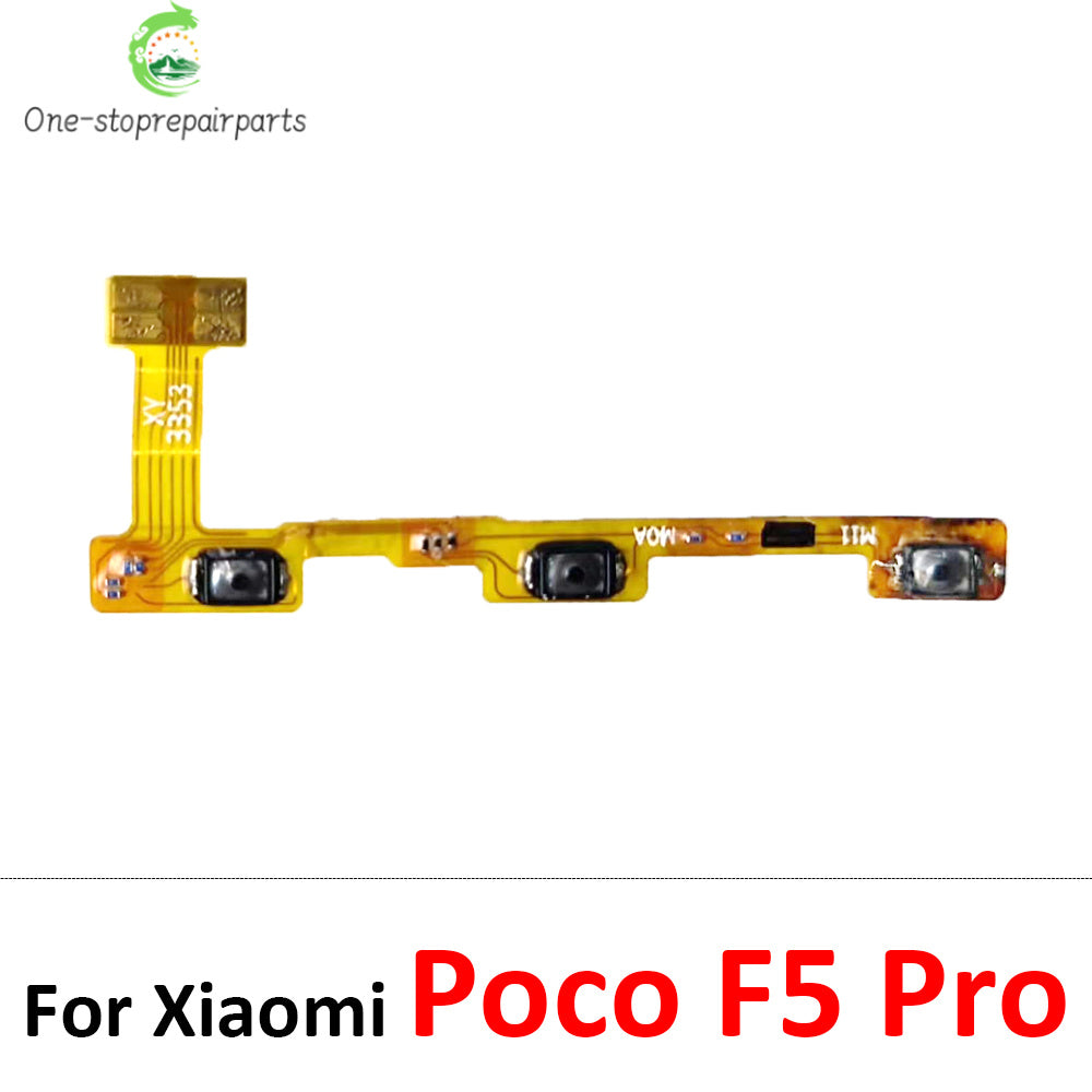 New For Xiaomi Poco F1 F2 F3 F4 F5 M3 M4 X3 X4 X5 X6 Pro 4G 5G GT Power Switch On / Off Button Volume Key Button Flex Cable  Xiaomi  Xiao mi phone repair parts