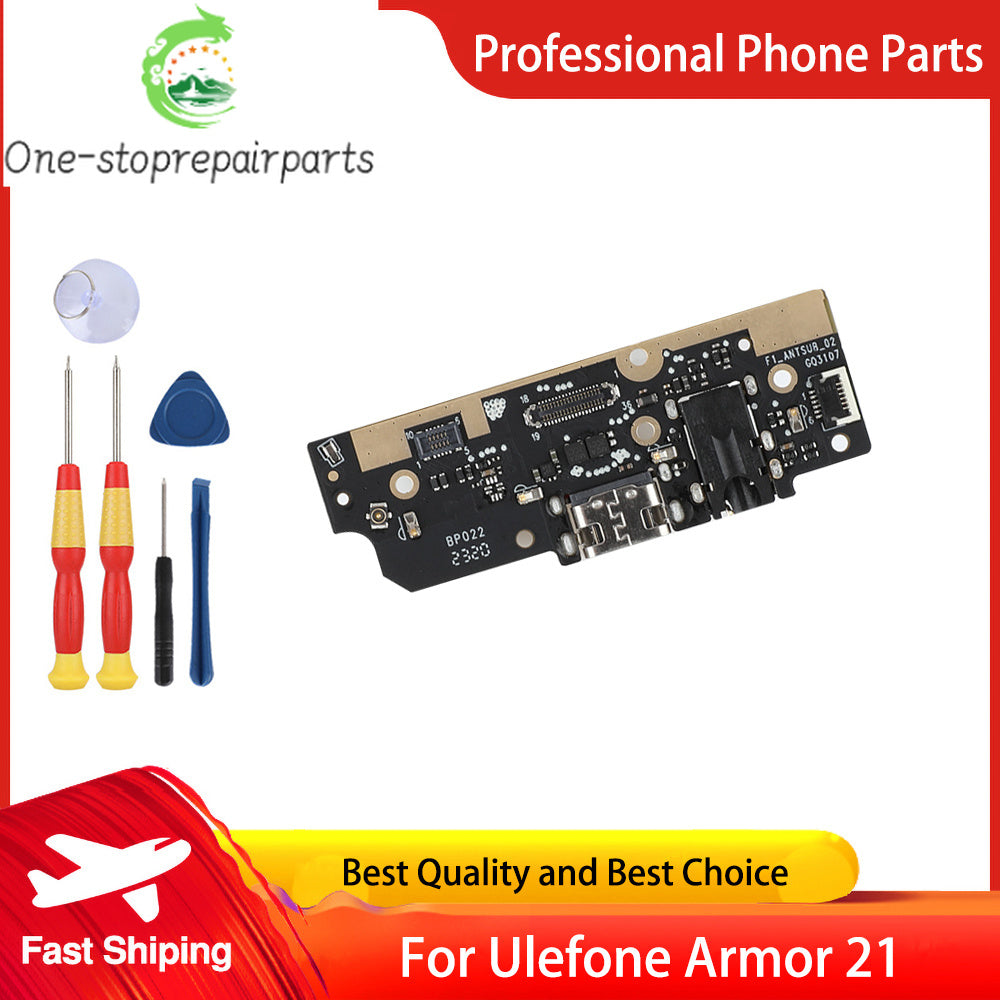 YIOYUO 100% New USB Plug Port Charge Board For Ulefone Armor 21 Phone Perfect Replacement Parts Free Tools Other Brand Phone repair parts